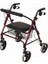 İthal 4 Tekerlekli Yürüteç( Rollator) Bordo 1