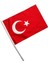Sopalı 50X75Cm Raşel Kumaş Türk Bayrağı- 50 Adet 1