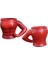 Muscle Mug Kaslı Kupa Bardak Kırmızı 3