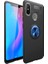 Xiaomi Redmi Note 7 Kılıf Autofocus Shockprof Ravel Yüzüklü Standlı Slikon Kapak Siyah Laciert 1