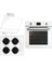 White Gold Eko Ankastre Set (A6SF2-DDT + KO-40 TAHDF + KO-735) 1