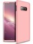 Samsung Galaxy S10e Kılıf 3 Parçalı Tam Koruma Sert Mika Ays Kapak Rose Gold 1