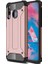 Case 4U Galaxy M30 Kılıf Military Armor Çift Katmanlı Crash Silikon Kılıf Rose Gold 1