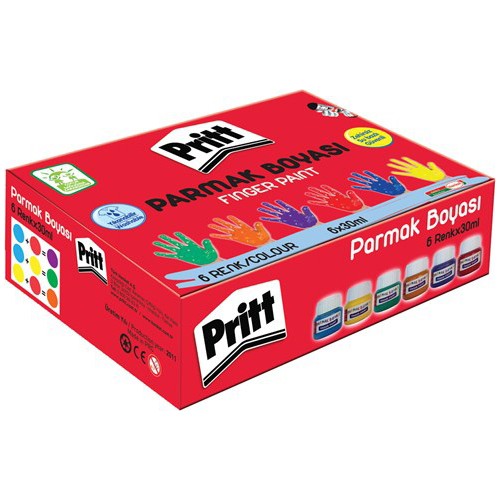 Pritt Parmak Boyası 6'lı 30Ml (1221355)