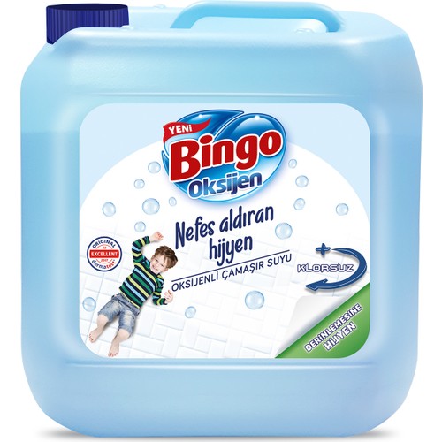 Bingo Oksijen Çamaşır Suyu Derinlemesine Hijyen 3500 ml