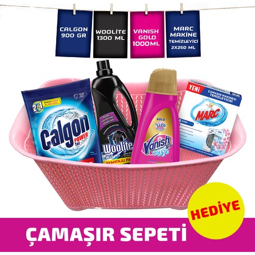 Marc Calgon Vanish Woolite Çamaşır Sepeti Hediyeli Temizlik Fiyatı