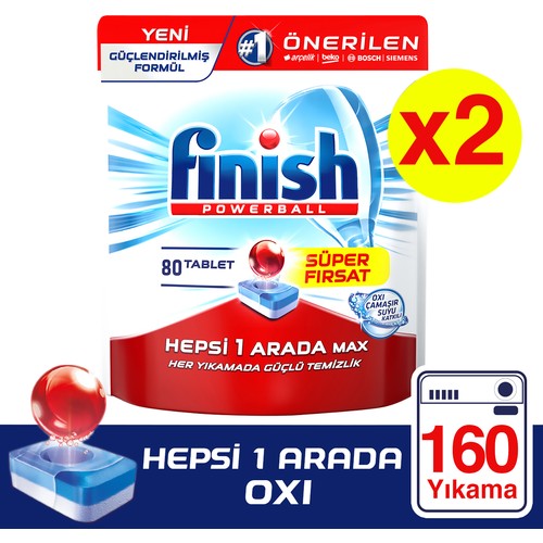 Finish Hepsi Bir Arada 160 Tablet Bulaşık Makinesi Deterjanı Fiyatı