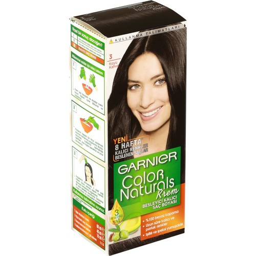 Garnier Color Naturals 3/0 Koyu Kahve Saç Boyası Fiyatı
