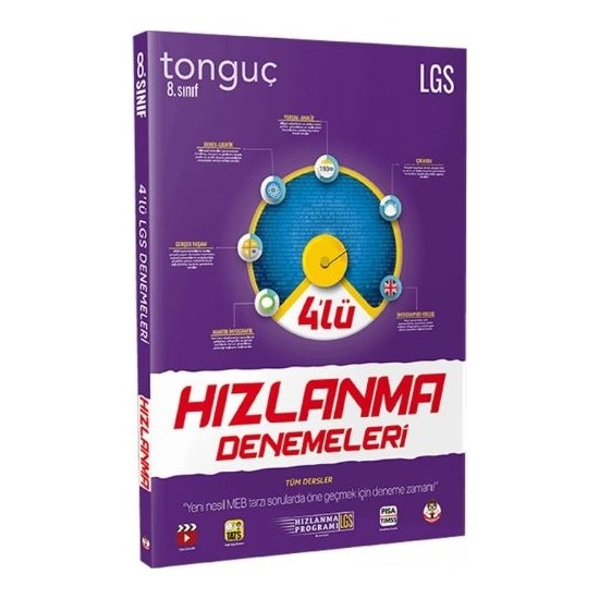 Tonguç Akademi 4’lü Hızlanma Denemeleri Kitabı ve Fiyatı