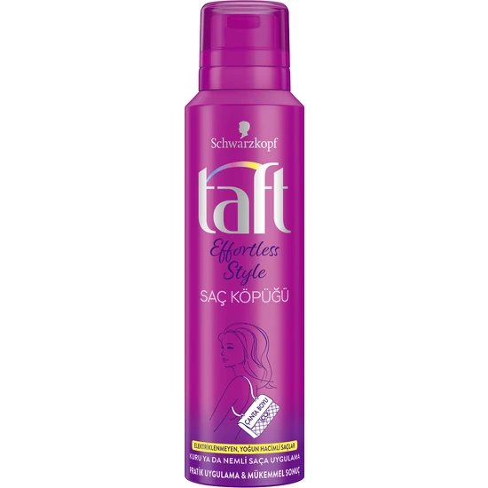 Taft Effortless Style Saç Köpüğü 150 ml