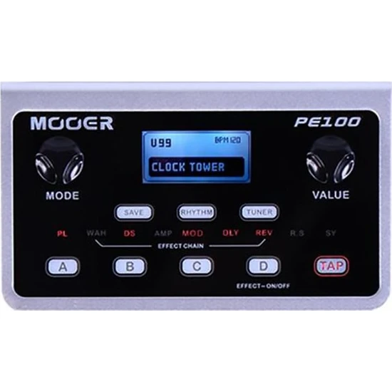 Mooer Pe100 Gitar Efekt Prosesörü