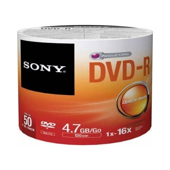 Sony DVD-R 50 Shirink (1 Paket)