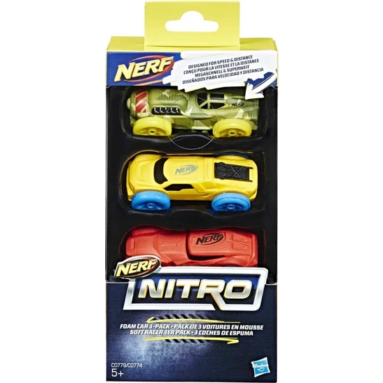 Nerf Nitro Araba 3'lü Paket C0774-C0779