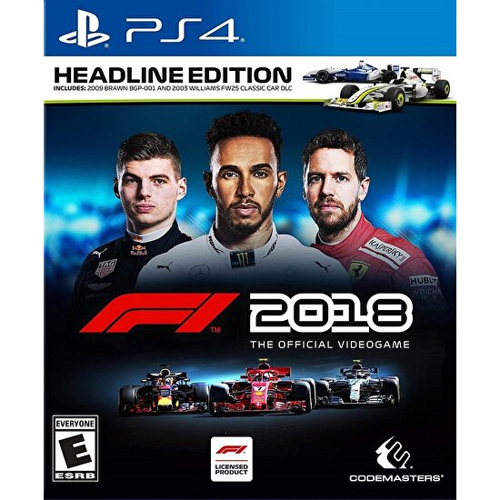 F1 Formula 1 2018 Haedline Edition Ps4 Oyun