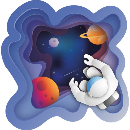 Ega Genç Odası Astronot Duvar Sticker Fiyatı Taksit Seçenekleri