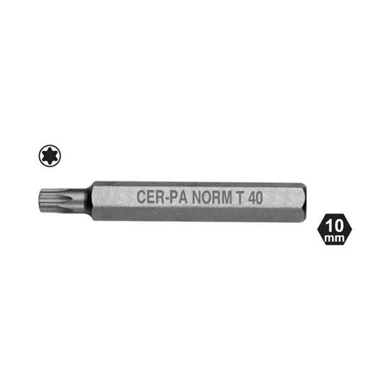 Cer-pa X-Plus H10 Torx Bits Ucu 75MM X T20