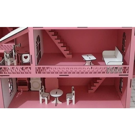 Ahşap Eşyalı Oyuncak Bebek Evi Fiyatı Taksit Seçenekleri