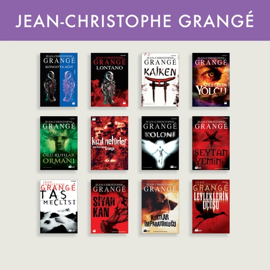 Jean-Christophe Grange Kitap Seti (12 Kitap) - Jean-Christophe Grange