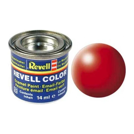 Revell-32332 Aydınlık Kırmızı İpek Plastik Maket Boyası (Yağlı Boya)