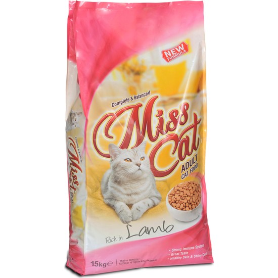 Miss Cat Kuzu Etli &amp; Pirinçli Yetişkin Kedi Maması 15 kg Fiyatı