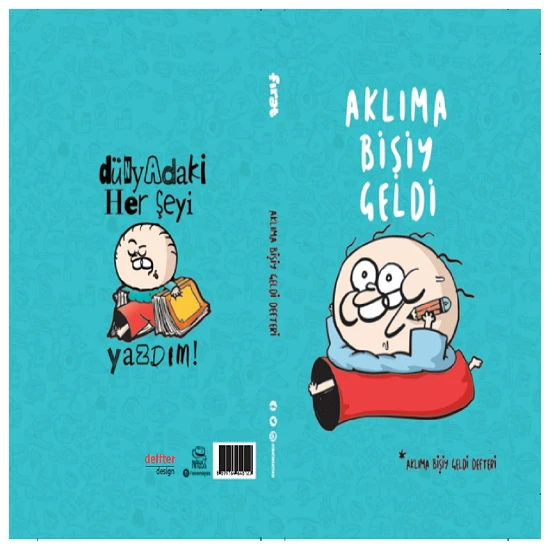 Deffter Aklıma Bişiy Geldi Not Defteri 14x20