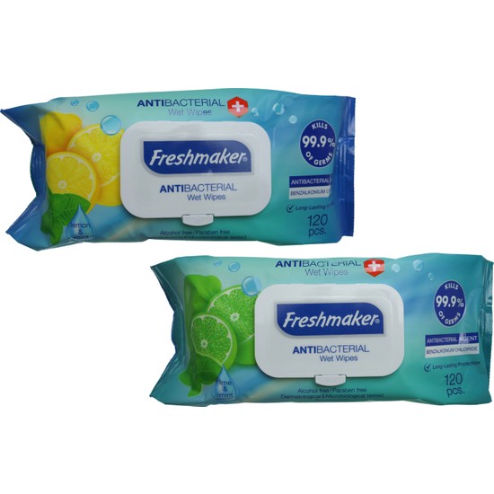 Freshmaker Antibakteriyel Islak Havlu 120'Li