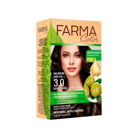 Farmasi Farmacolor Saç Boyası 30 Koyu Kahve Fiyatı