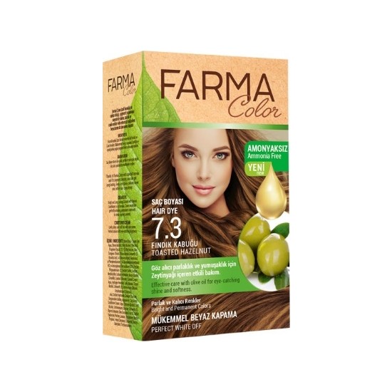Farmasi Farmacolor Saç Boyası 73 Fındık Kabuğu