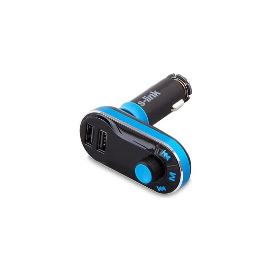 S-link SL-FM66 SD/Usb Destekli + 2.1A Usb Şarj Portlu Fm Transmitter