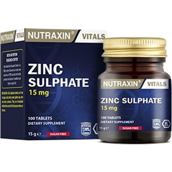 Nutraxin Zinc 15 Mg 100 Tablet Fiyatı - Taksit Seçenekleri