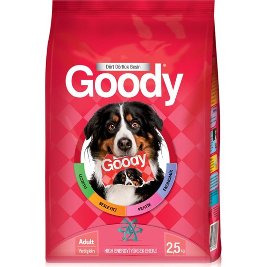 Goody Yüksek Enerji Yetişkin Köpek Maması 2,5 Kg Fiyatı