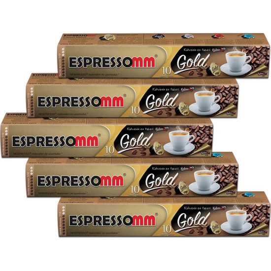 ESPRESSOMM Gold Kapsül Kahve (50 Adet) Nespresso Uyumlu Fiyatı