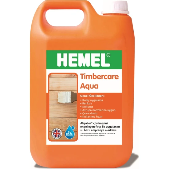 Hemel Timbercare Aqua Emprenye 5 lt - Şeffaf