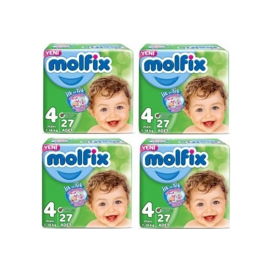 molfix 4 numara bebek bezi