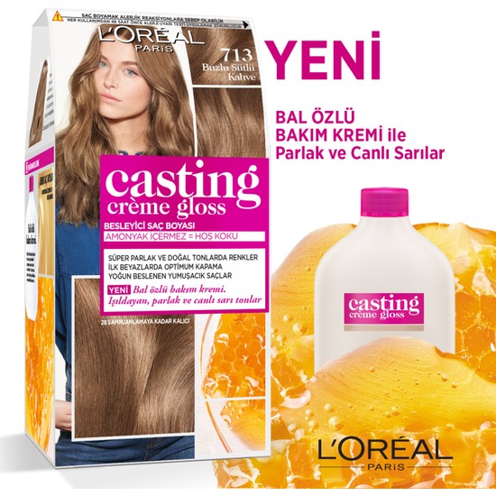 L�Oréal Paris Casting Crème Gloss Saç Boyası 713 Buzlu Sütlü Fiyatı