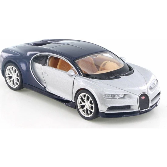 Welly Bugatti Chiron Metal Araba 1 32 Scale Gri Çekbırak Araba