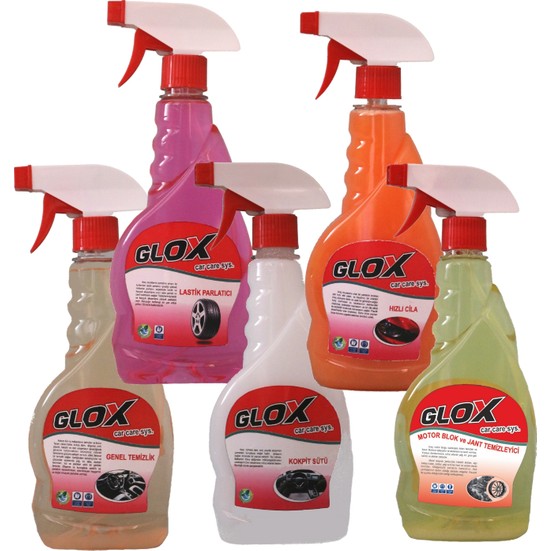 Glox Komple Oto Bakım Ve Temizlik Seti Toplam 5 Ürün Fiyatı