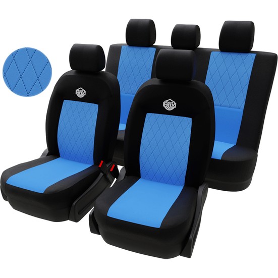 Stil Hrx Koltuk Kılıfı Siyah Mavi Takım Fiyatı Taksit Seçenekleri
