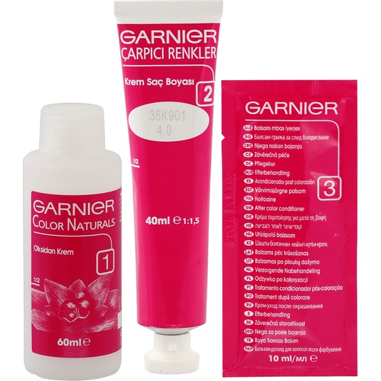 Garnier Çarpıcı Renkler 4/0 Yoğun Kahve Kızıl Saç Boyası Fiyatı