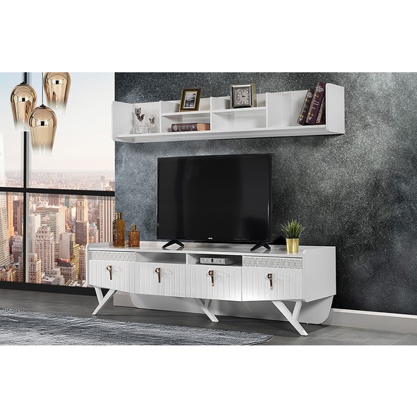 Yıldız Mobilya Hanzade Tv Ünitesi Beyaz Fiyatları, Özellikleri ve