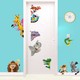 Color Casa Bebek Çocuk Odası Aslan Maymun Papağan Sevimli Hayvanlar Sticker