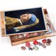 King Of Puzzle İnci Küpeli Kız /Johannes Vermeer Ahşap Puzzle 204 Parça (KR01-CC)