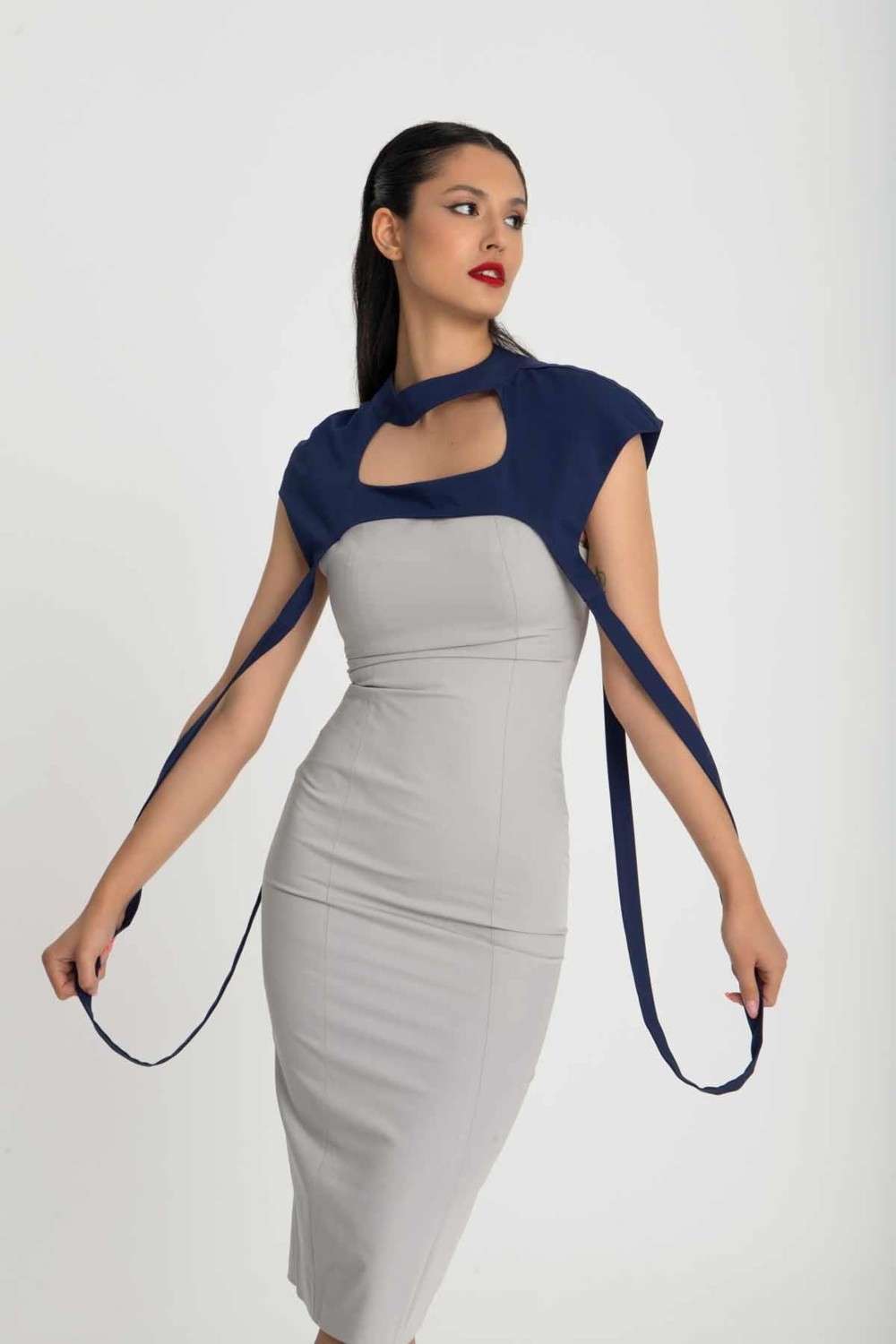 You Vess Özel Tasarım Kombin Ceket Bolero STYLO01B görsel 5