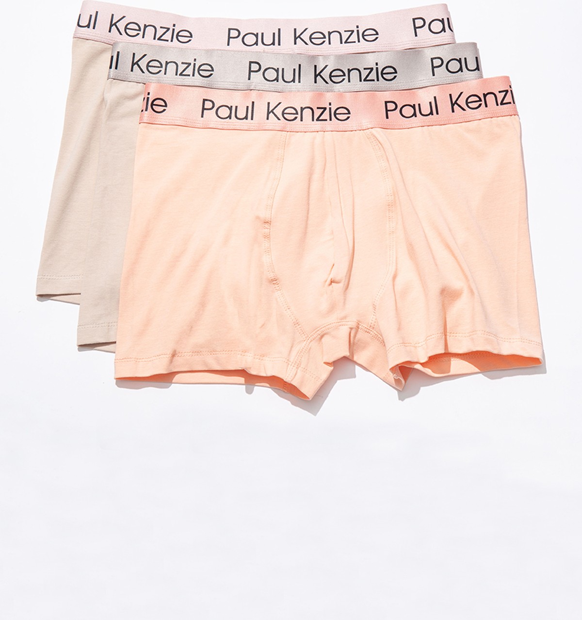Paul Kenzie Comfort Flex 3'lü Erkek Boxer - Rainbow Nude görsel 3