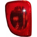 Pleksan 2014 - 2018 Renault Kangoo Arka Tampon Reflektörü Sol Kırmızı - Sisli (Pleksan) (Oem NO:8200419906)