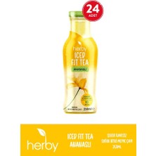 Herby Soğuk Çay Şeker İlavesiz 24'lü Iced Fit Tea Ananaslı 250 ml