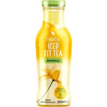 Herby Soğuk Çay Şeker İlavesiz 24'lü Iced Fit Tea Ananaslı 250 ml