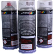 Motip Gun Metal Sprey Boya Üçlü Set