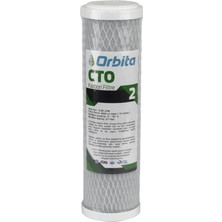 Orbita Toptan 25 Adet Orbita 10" Cto Blok Karbon Filtre