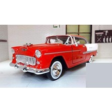 Welly Motormax 1:24 1955 Chevy Bel Air Kırmızı-Beyaz